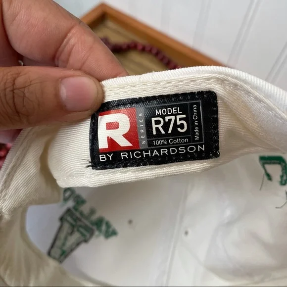 Valpo Football White Baseball Hat - Picture 5 of 5